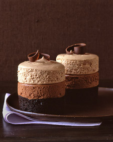 Triple-Chocolate Mousse Cake