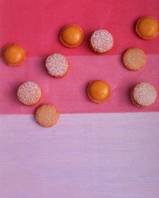 Coconut Cookies with Passion-Fruit Curd