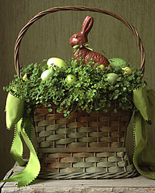 Clover and Eggs Basket