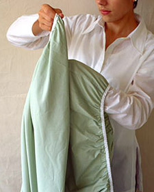 Fold a Fitted Sheet
