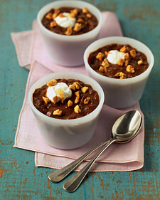 Image of Chocolate-Hazelnut Rice Pudding, Martha Stewart