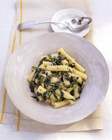 Rigatoni with Swiss Chard