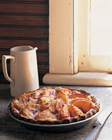 Peach and Creme Fraiche Pie