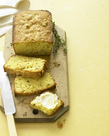 Polenta Quick Bread with Lemon and Thyme