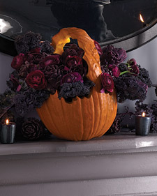 How to Make a Pumpkin Basket How to Make a Pumpkin Basket: Martha Stewart