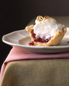 Mini Cranberry Meringue Pie