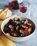 Spicy Mussels Menu