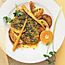 Coriander Chicken in Carrot-Coconut Broth