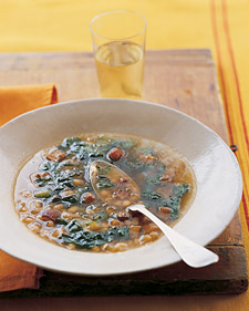 White Bean and Bacon Soup with Escarole
