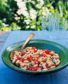 Tomato, Basil, and White-Bean Salad