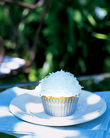 Coconut-Topped Cupcakes