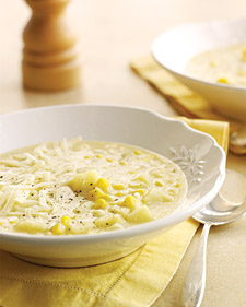White-Cheddar Corn Chowder