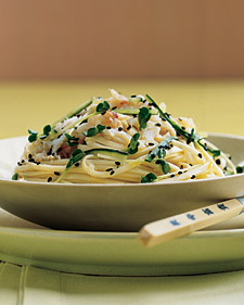 Image of Cold Udon With Crab And Cucumber, Martha Stewart