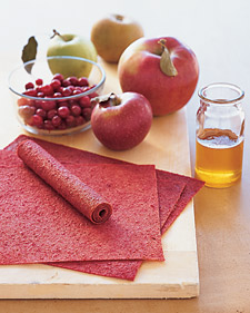 Image of Apple-Cranberry Fruit Leather, Martha Stewart