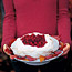 Cranberry and Vanilla Pavlova