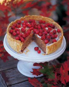 Cranberry, Almond, and Cinnamon Tart