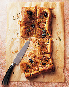 Caramelized Onion Tart with Olives