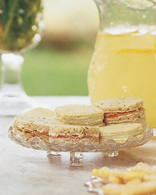 Smoked Salmon and Caper Tea Sandwich
