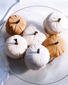 Marzipan Pumpkin Petits Fours