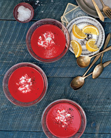 Sweet Red Pepper-Beet Soup