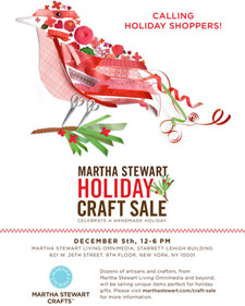 Martha Stewart Holiday Craft Sale 2009
