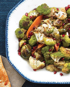 Roasted Vegetables with Pomegranate Vinaigrette