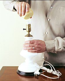 Removing a Broken Lightbulb