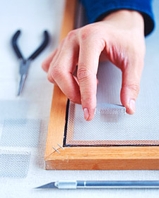 Repair a Hole in a Window Screen