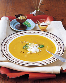 Image of Apple-Butternut Squash Soup, Martha Stewart