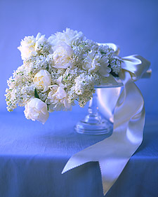 Creamy, Frothy, Snowy White Bouquets