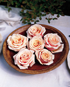 Rustic Floating Rose Centerpiece