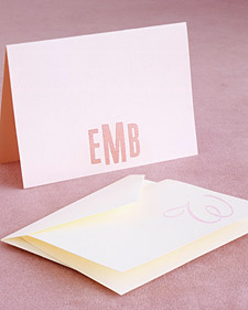 Using Rubber Stamps: Stationery 