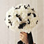Black Tie Bouquets: Black-Beaded Flowers