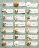 Seashell Seating Cards