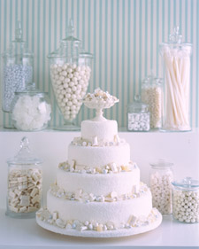 White Candy Windfall Cake