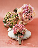 Bouquets With Tiny Flowers: Blushing Pink Classics