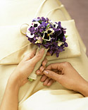 Bouquets With Tiny Flowers: Tender Violet Nosegay