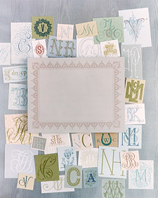 Sources for Monogrammed Items