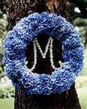 Monogram Details: Floral Wreath