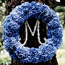 Monogram Details: Floral Wreath