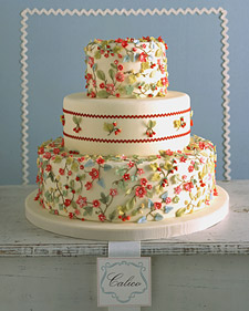 Cakes Inspired by Fabric: Calico