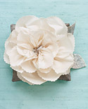Silk-Flower Ring Pillow