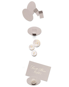 Button Seating Cards