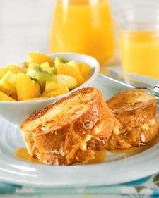 Apricot-Stuffed French Toast