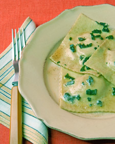 Image of Pumpkin Ravioli With Sage Brown Butter, Martha Stewart