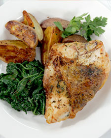 Wilted Spinach with Nutmeg
