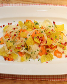 Root Vegetable and Pomegranate Salad