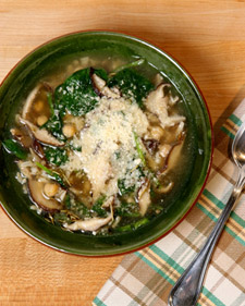 Image of Hearty Spinach And Chickpea Soup, Martha Stewart