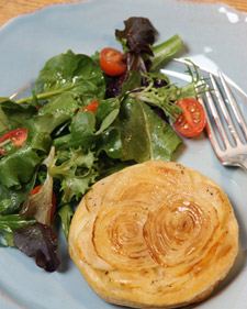 Individual Potato and Onion Tartes Tatin