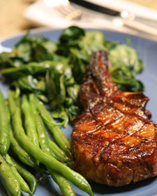 Blood-Orange-Marinated Pork Chops